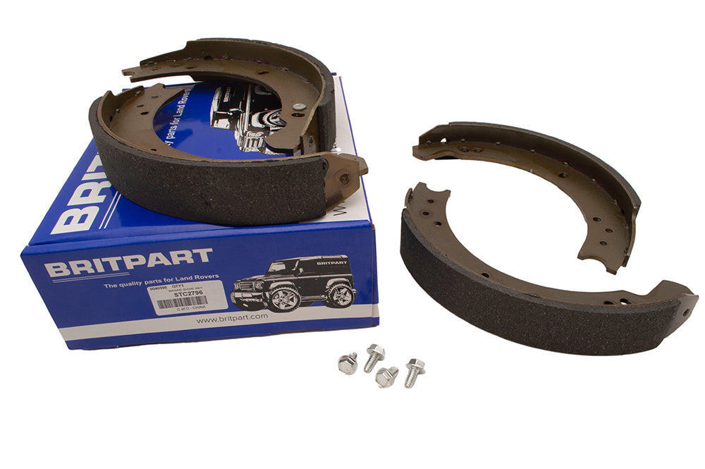 Land Rover Series 2/2A/3 & Defender 90 Rear Brake Shoes Set – STC2796, 4-Pack