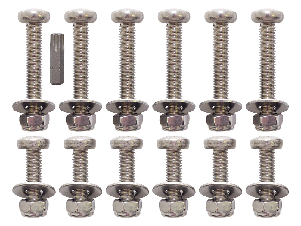 LAND ROVER DEFENDER 90/110 REAR SAFARI DOOR BOLT KIT S/S- DA1134P.
