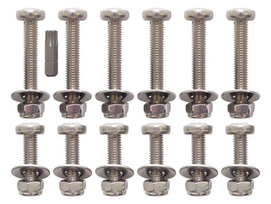 LAND ROVER DEFENDER 90/110 REAR SAFARI DOOR BOLT KIT S/S- DA1134P.