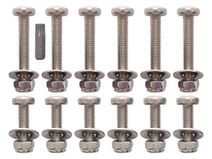 LAND ROVER DEFENDER 90/110 REAR SAFARI DOOR BOLT KIT S/S- DA1134P.