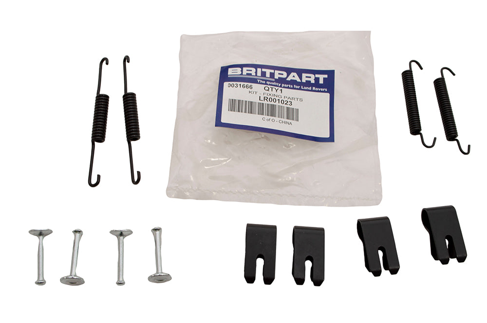 LAND ROVER FREELANDER 2 HANDBRAKE SHOE FITTING KIT UPTO CH999999 2012- LR001023.