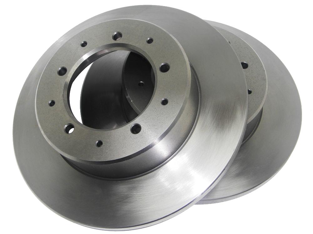 LAND ROVER DEFENDER 90/ DISCOVERY 1 PAIR OF REAR BRAKE DISCS-615123489 ...