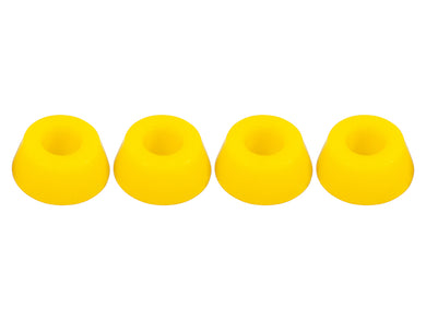 LAND ROVER DEFENDER/DISCO1 & RRC REAR UPPER POLY SHOCK BUSH KIT NRC5593PY-YELLOW.