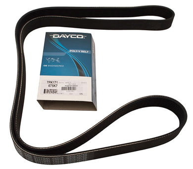LAND ROVER DEFENDER TD5 & DISCO 2 TD5 DRIVE FAN BELT NON AC DAYCO - PQS101490G.