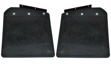 LAND ROVER DEFENDER 90/110 PAIR OF FRONT MUDFLAPS WITH BRACKETS LR055323/33.