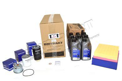 LAND ROVER DEFENDER TD5 & DISCOVERY 2 TD5 SERVICE KIT & OIL- BRITPART-DA6004COM.
