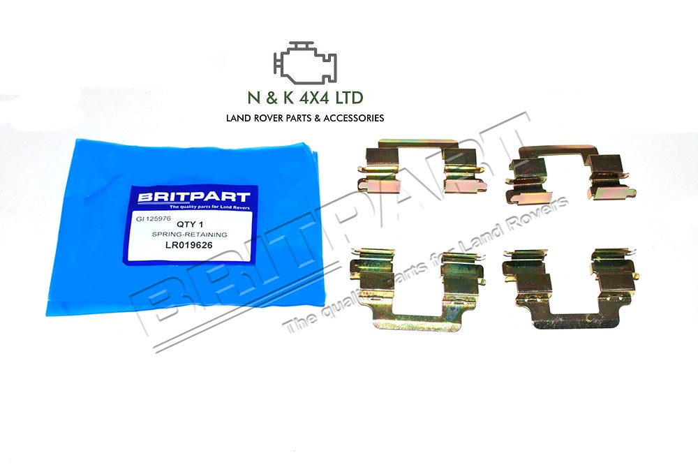 LAND ROVER DISCOVERY 3 / RANGE ROVER L322 REAR BRAKE PAD FITTING KIT-LR019626