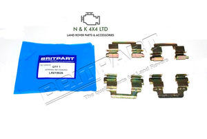 LAND ROVER DISCOVERY 3 / RANGE ROVER L322 REAR BRAKE PAD FITTING KIT-LR019626